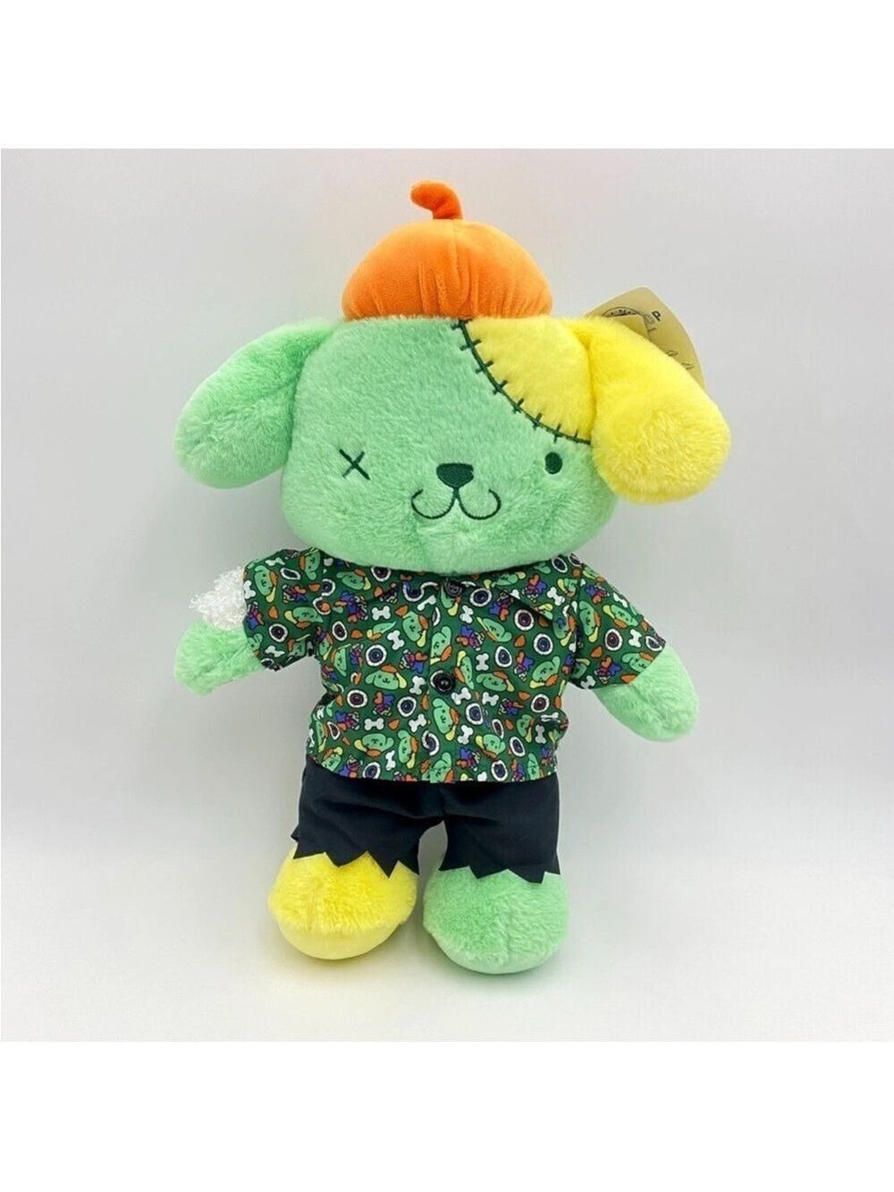 Build-A-Bear Sanrio Halloween Zombie Pompompurin w/ Outfit Stuffed Plush NWT